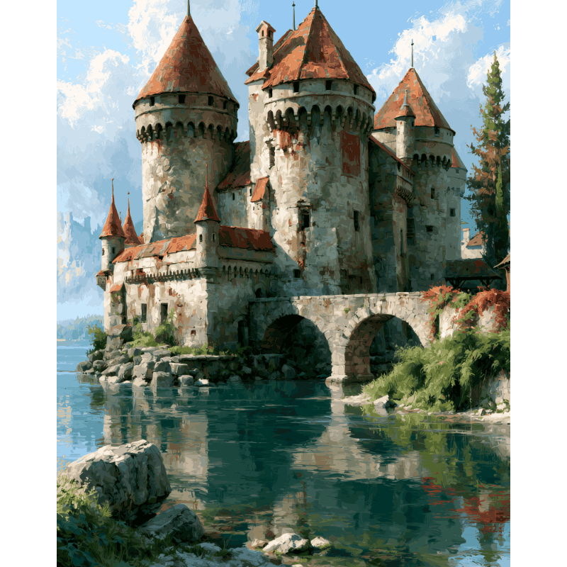 Royal Stronghold | Paint by Numbers
