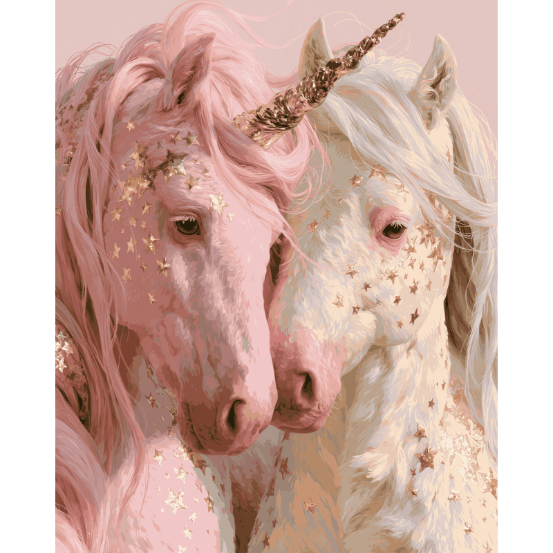 Starlight Unicorns | Paint by Numbers
