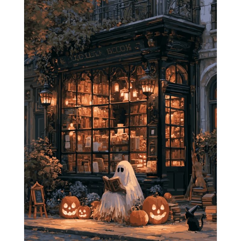 Cozy Ghost Stories | Paint by Numbers