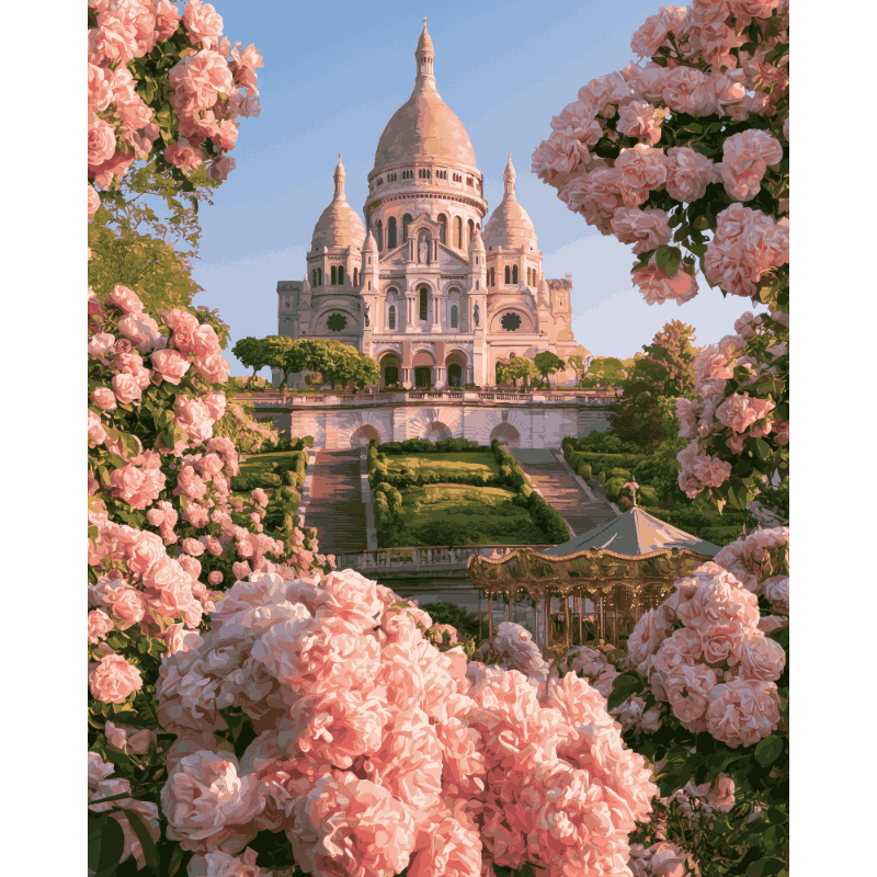 Montmartre Bloom | Paint by Numbers