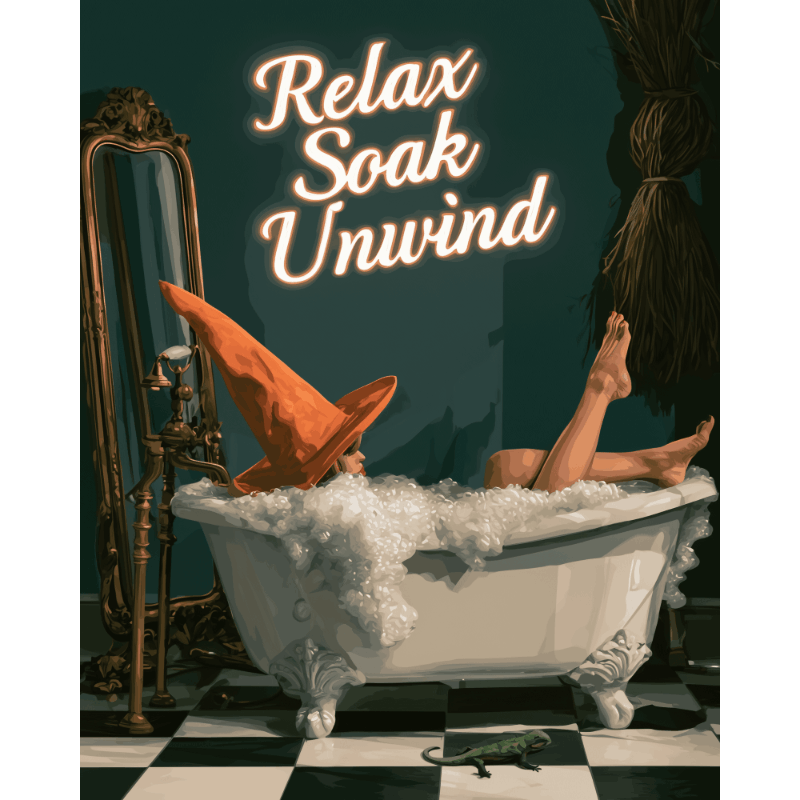 Witchy Soak | Paint by Numbers