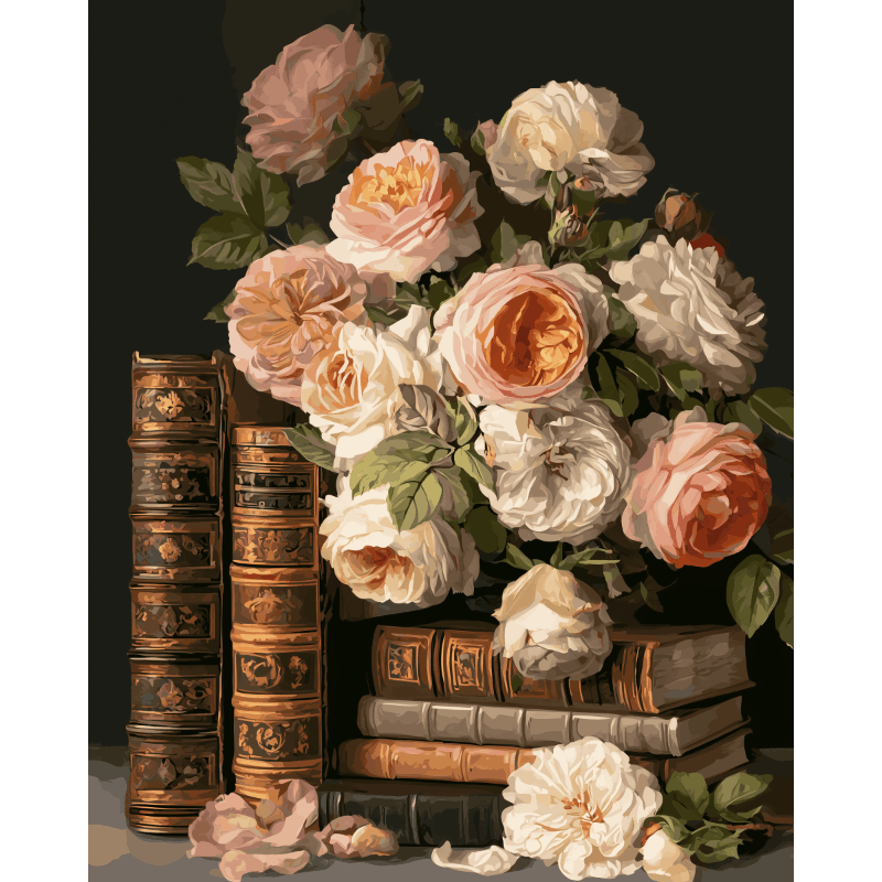 The Literary Bouquet | Paint by Numbers