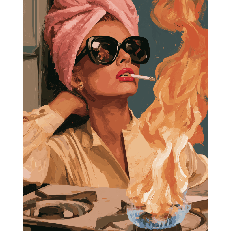 Hot Mess | Paint by Numbers