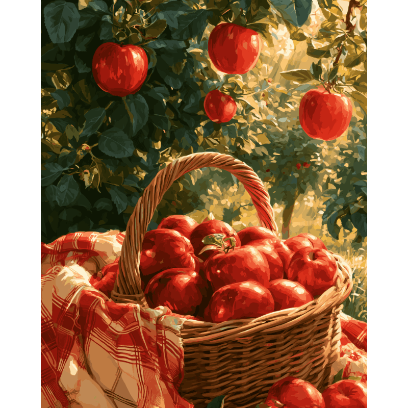 Autumn Apple Harvest | Paint by Numbers
