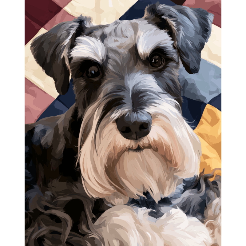 Classic Schnauzer | Paint by Numbers