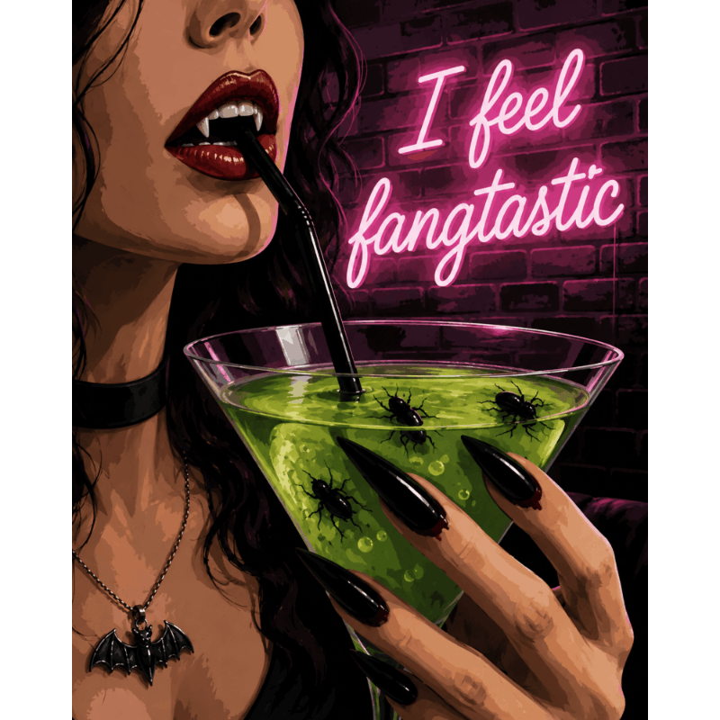 Fangtastic Cocktail | Paint by Numbers