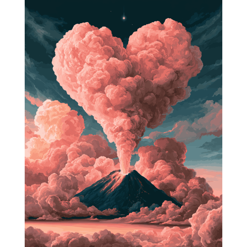 Heart in the Sky | Paint by Numbers