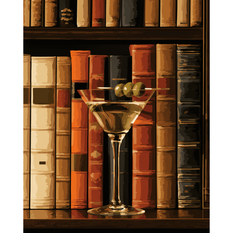 Olives Between Chapters | Paint by Numbers