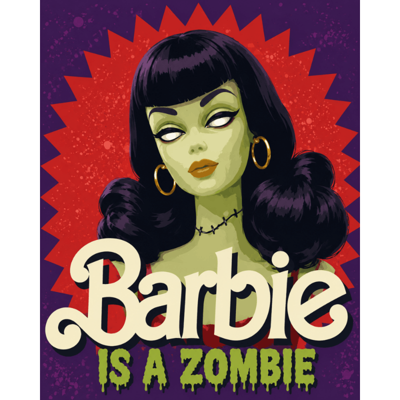 Zombie Doll | Paint by Numbers