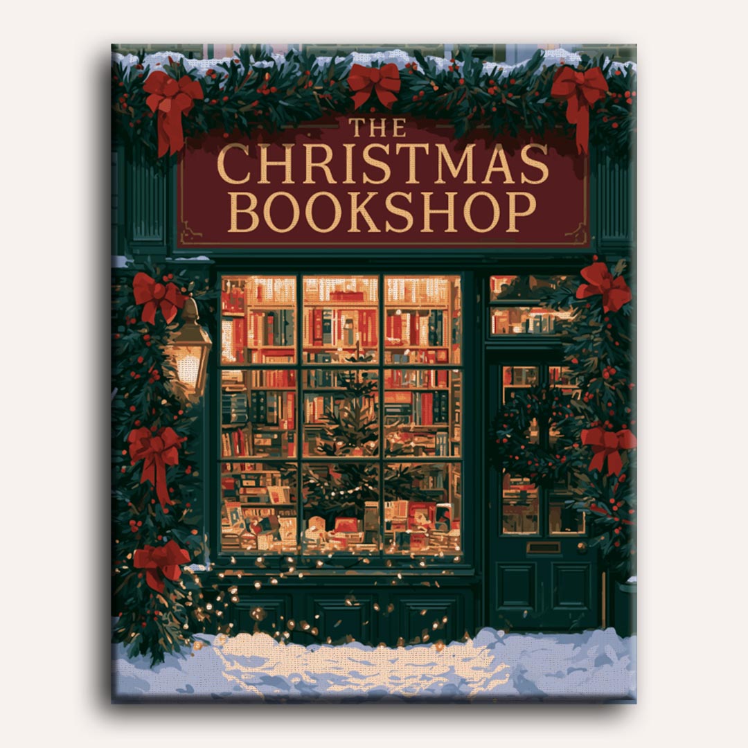 Christmas Library | Paint by Numbers
