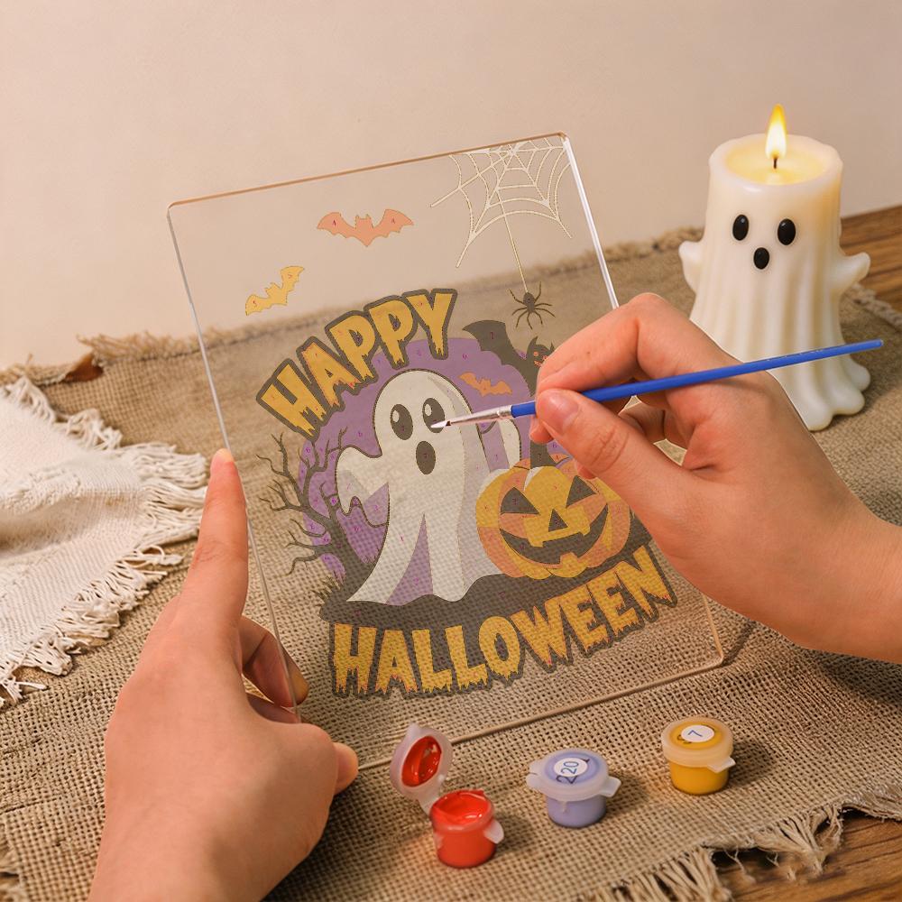 Happy Halloween Lamp Set | Paint by Numbers