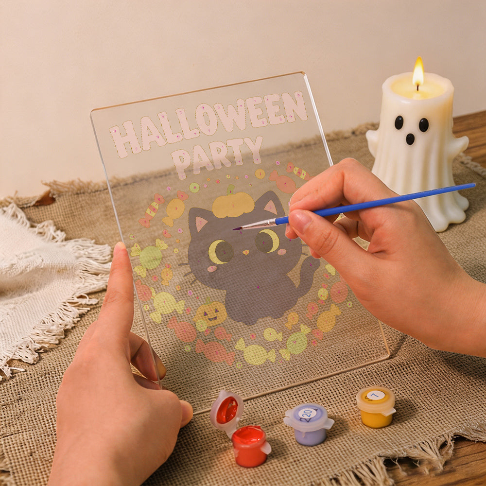 Pumpkin Paws | Paint by Numbers