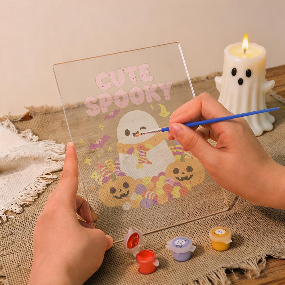 Cute Ghost | Paint by Numbers
