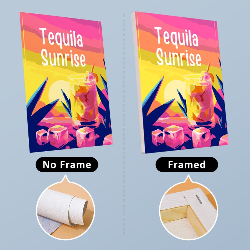 6 Mini Paintings | Happy Hour Cocktail Set