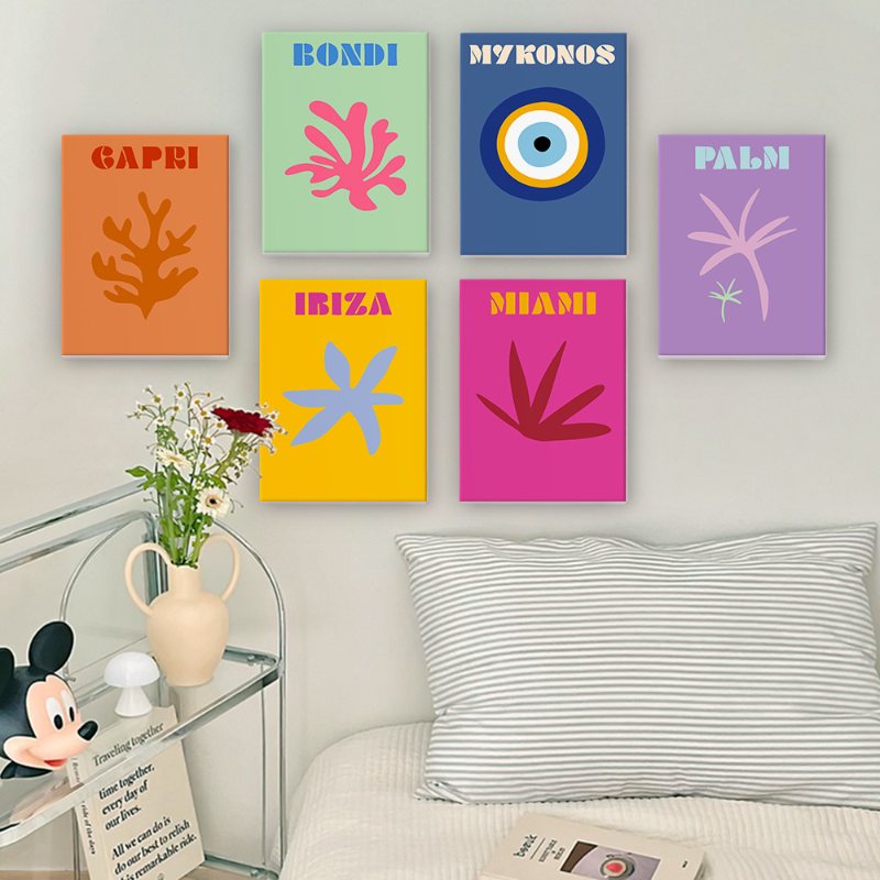6 Mini Paintings | Coastal Vibes Set