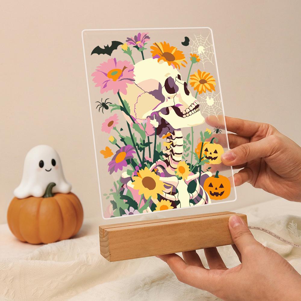 Flower Skull | Paint by Numbers