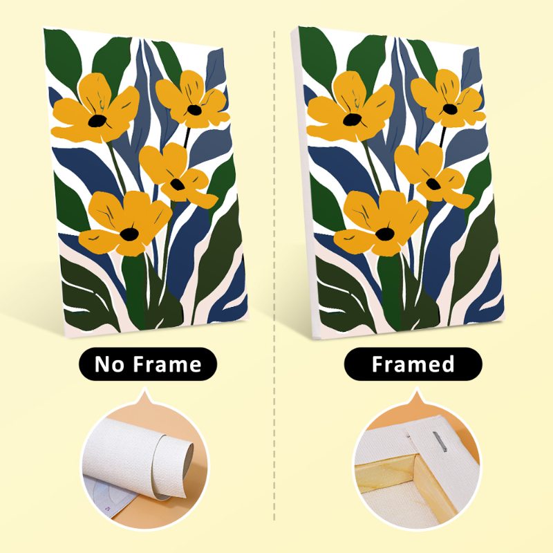 6 Mini Paintings | Gorgeous Flower Set