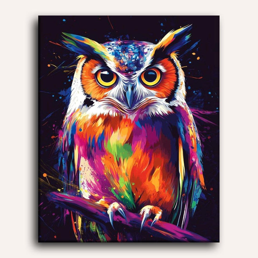 Colorful Owl | Paint by Numbers