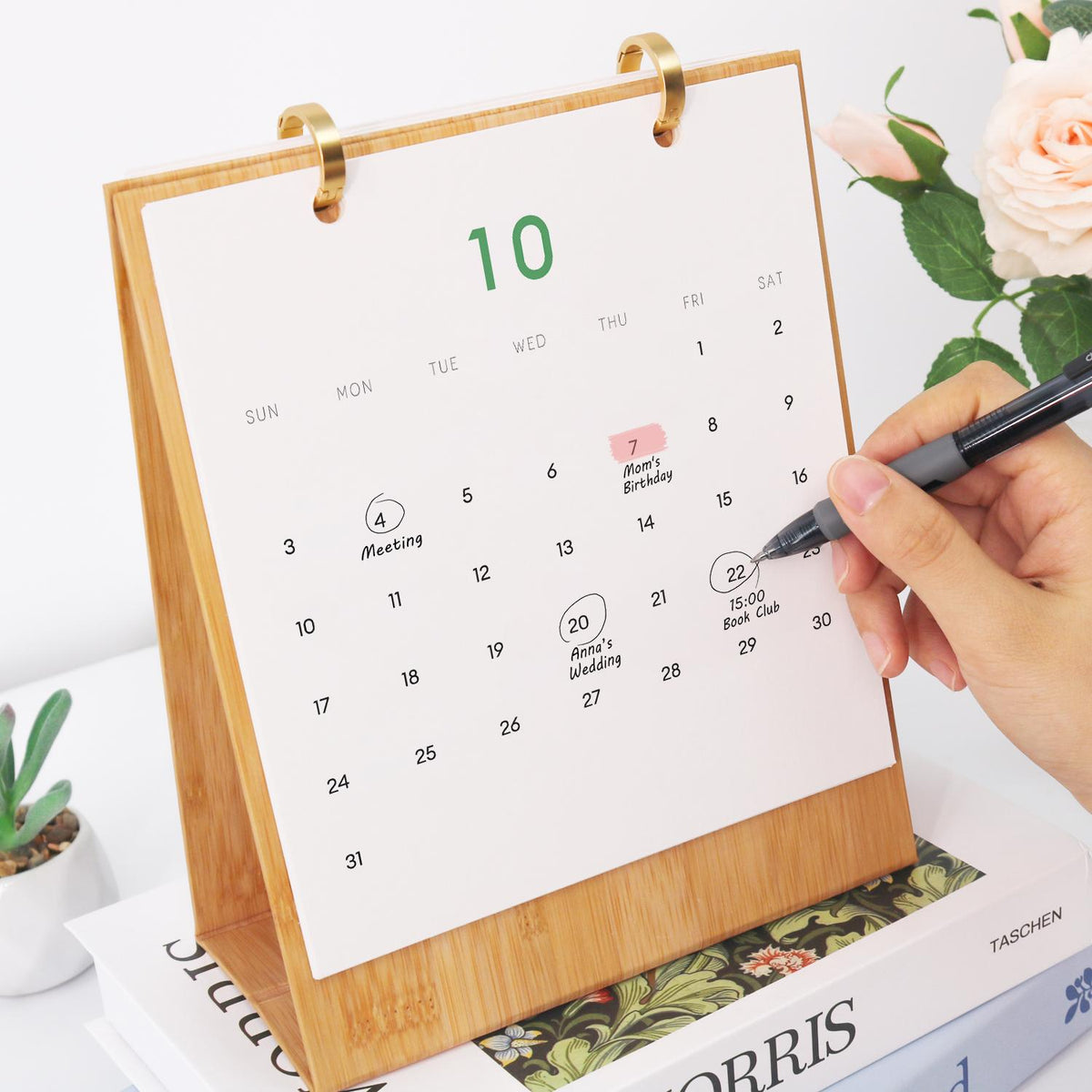 12 Mini Paintings | Plants Calendar Set
