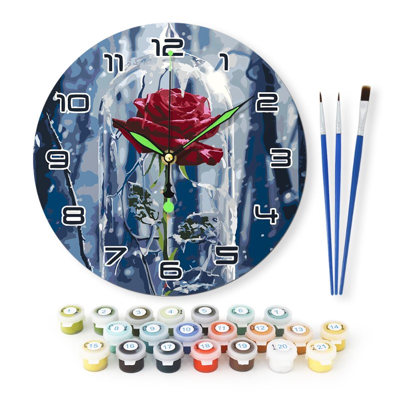 Rose in a Glass | Paint by Numbers