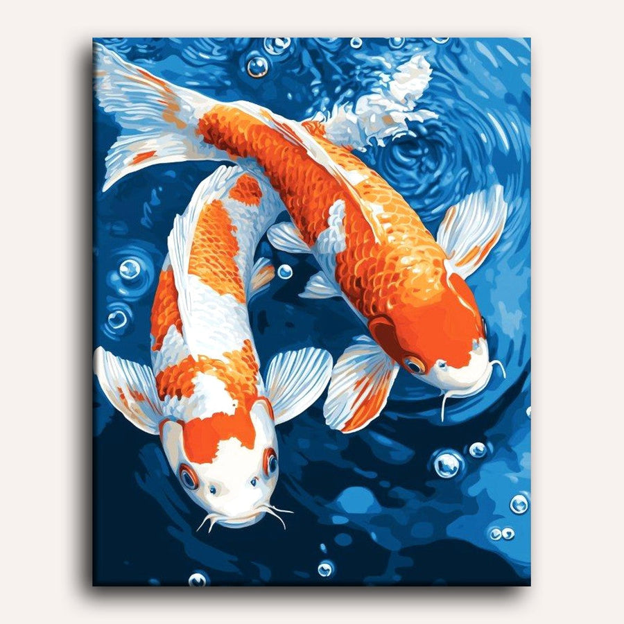 Traditional Koi Fish | Paint by Numbers