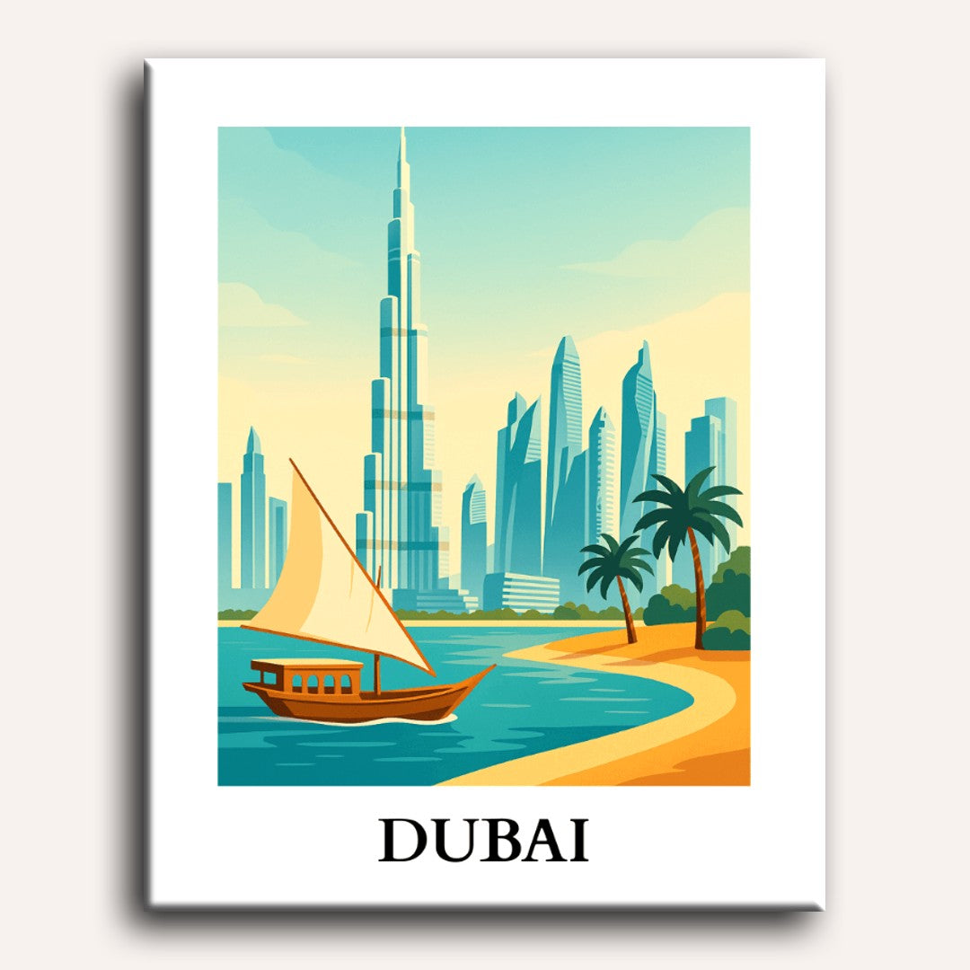 Dubai | Paint by Numbers