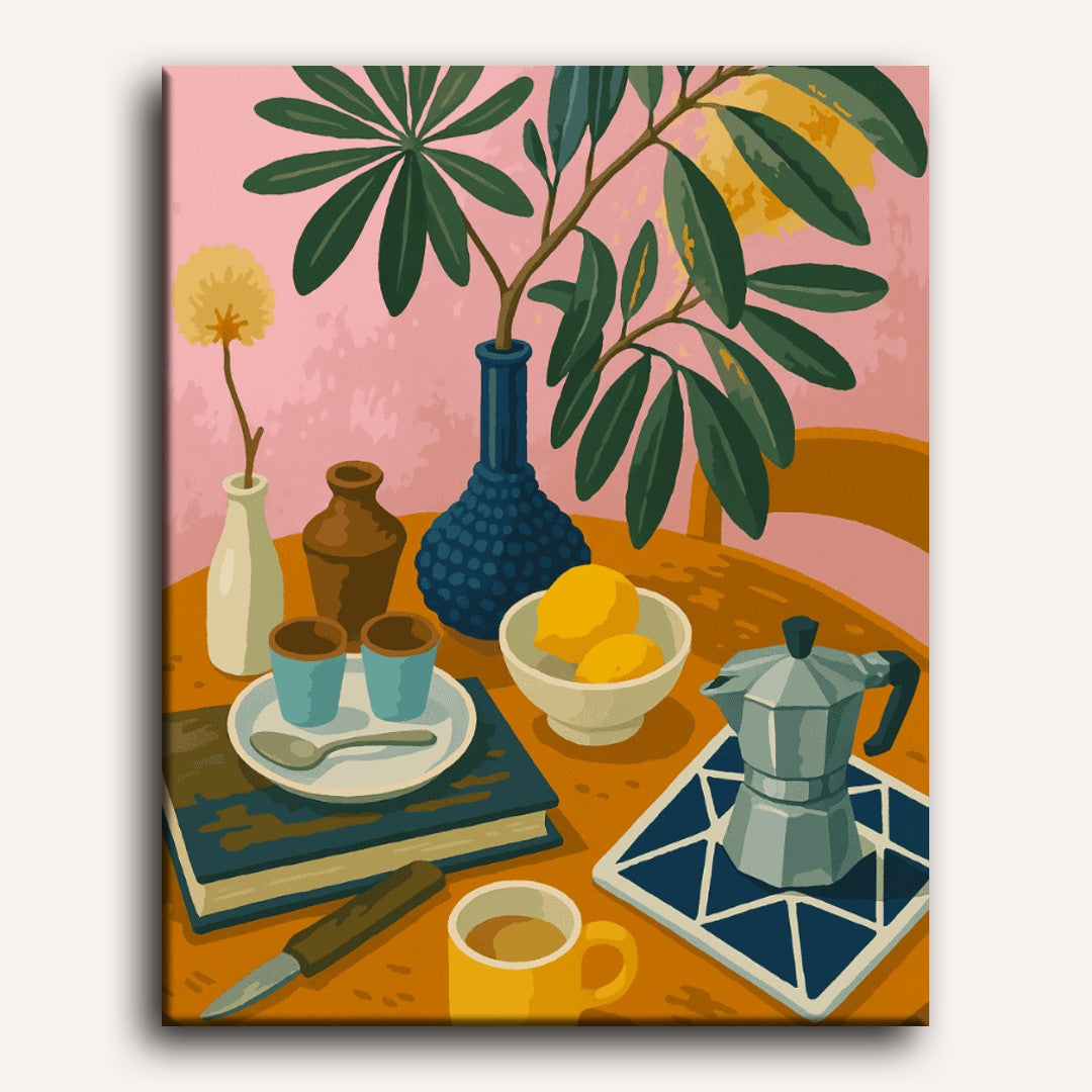 Lemons & Espresso | Paint by Numbers