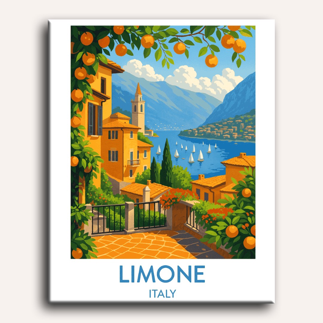 Limone Italy | Paint by Numbers