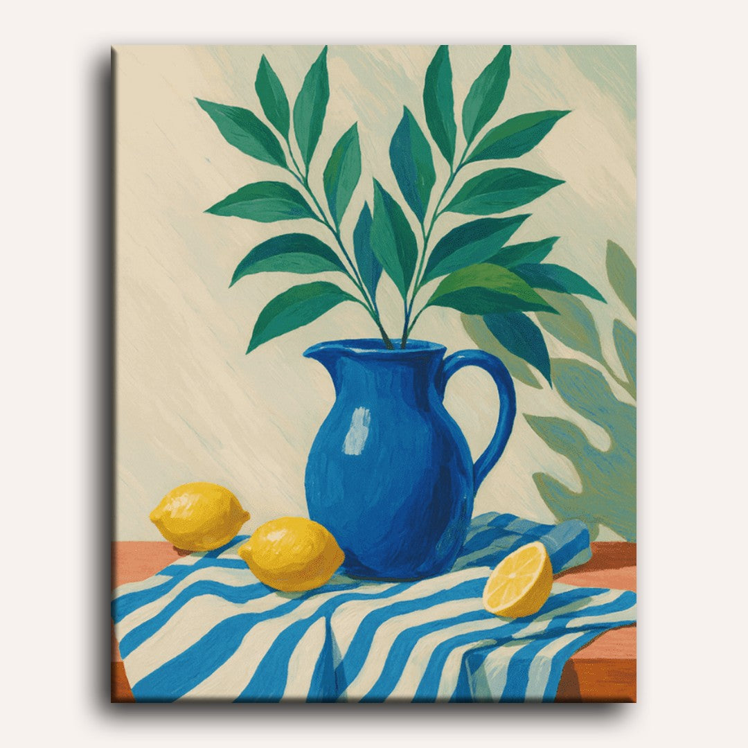Lemons & Leafs | Paint by Numbers