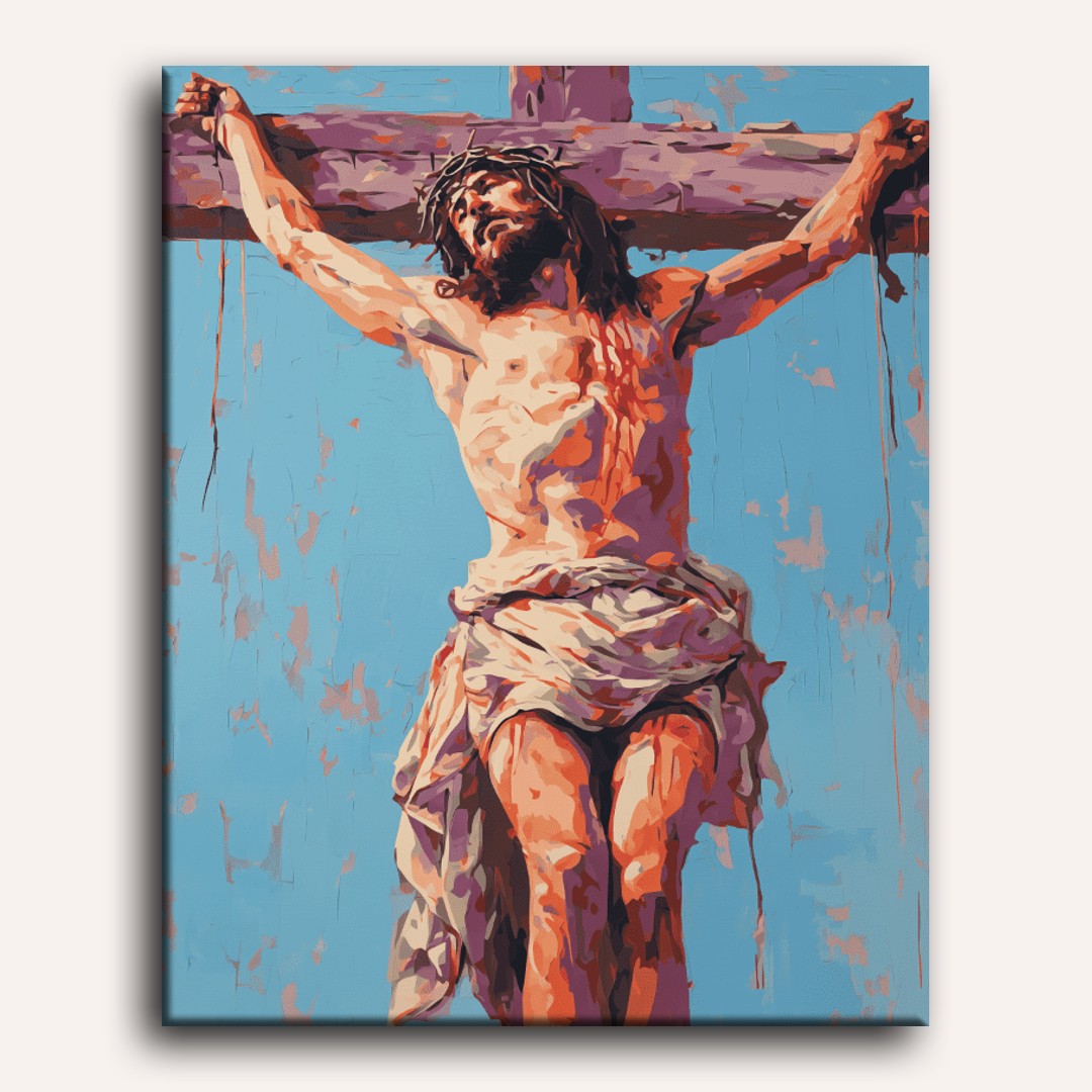 Jesus on the Cross | Paint by Numbers