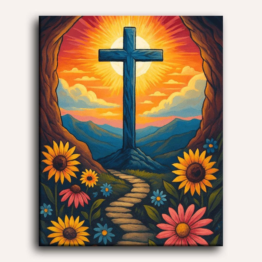Shining Cross | Paint by Numbers