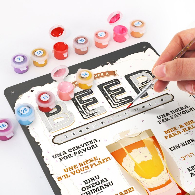 Beer Around the World | Paint by Numbers
