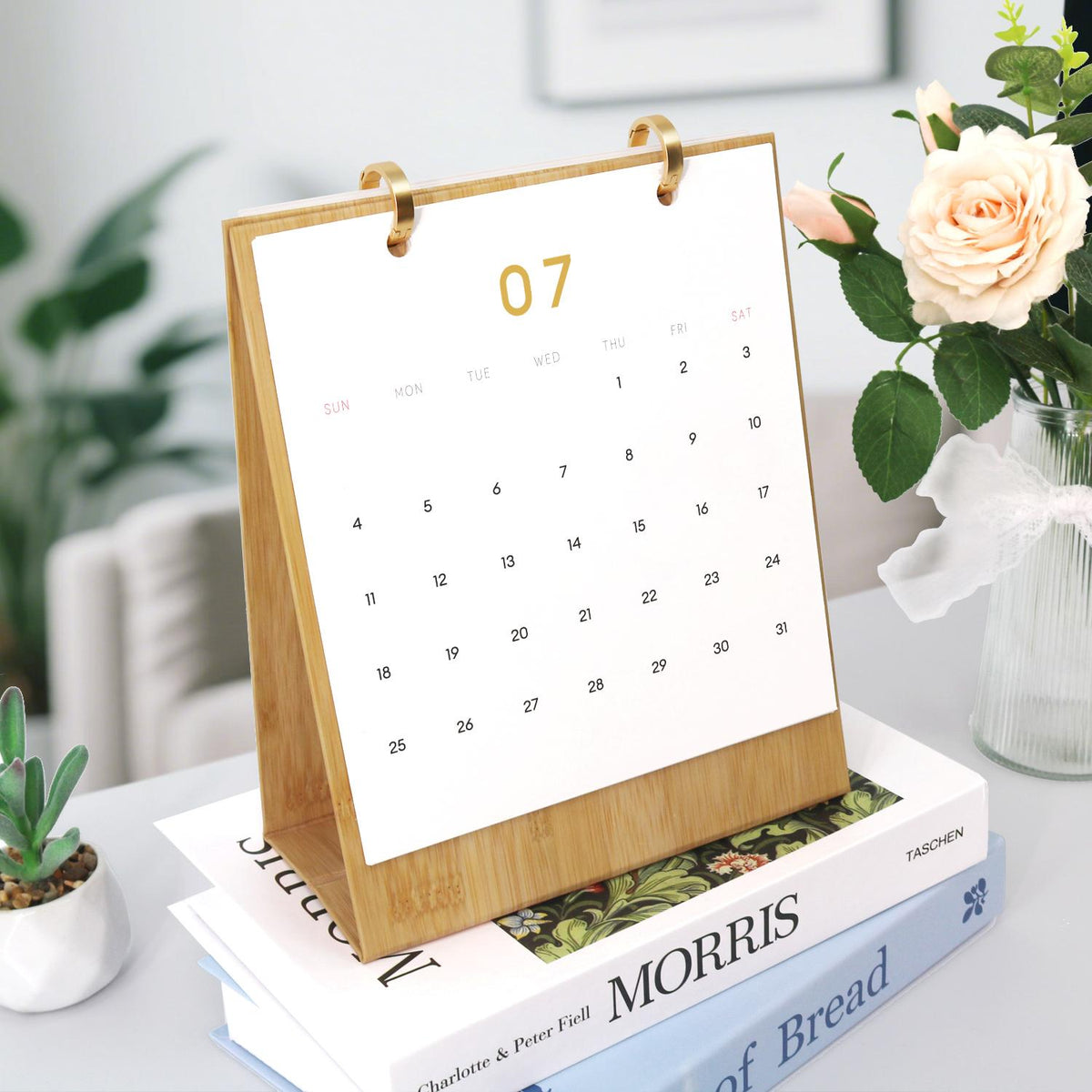2027 Paint by Numbers Desk Calendar | Travel Edition