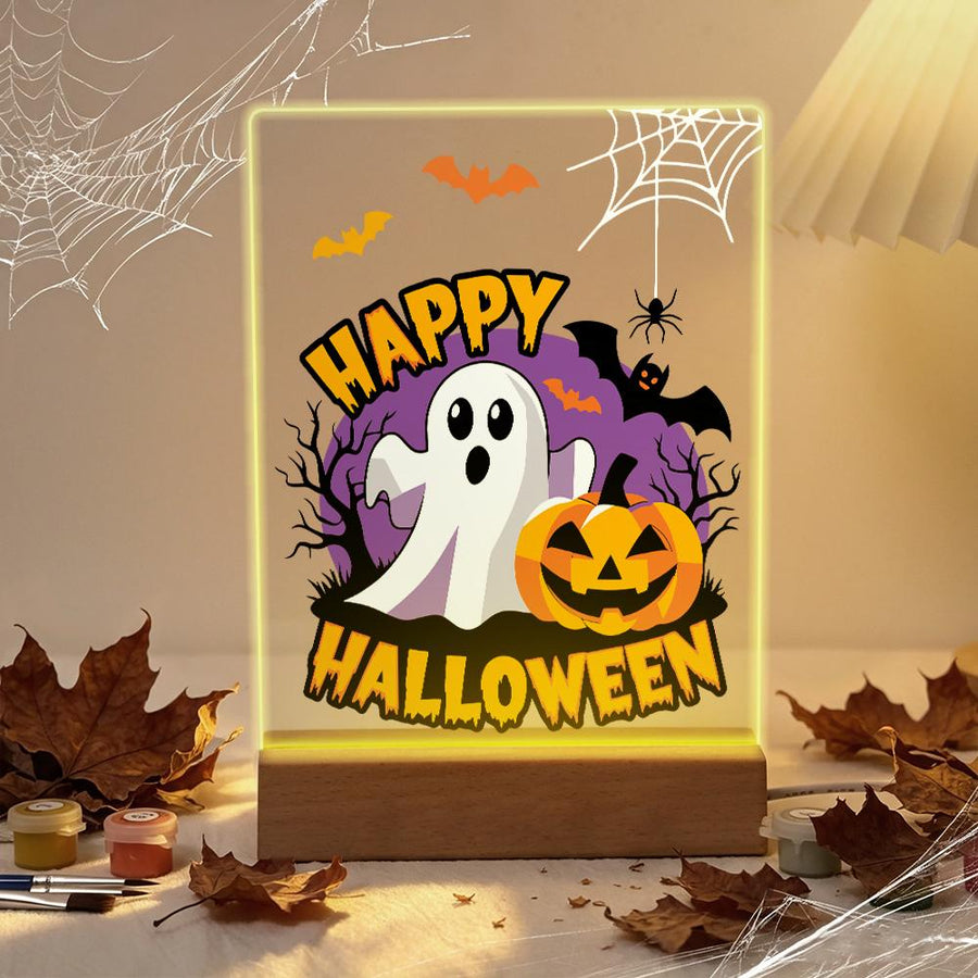 Happy Halloween Lamp Set | Paint by Numbers