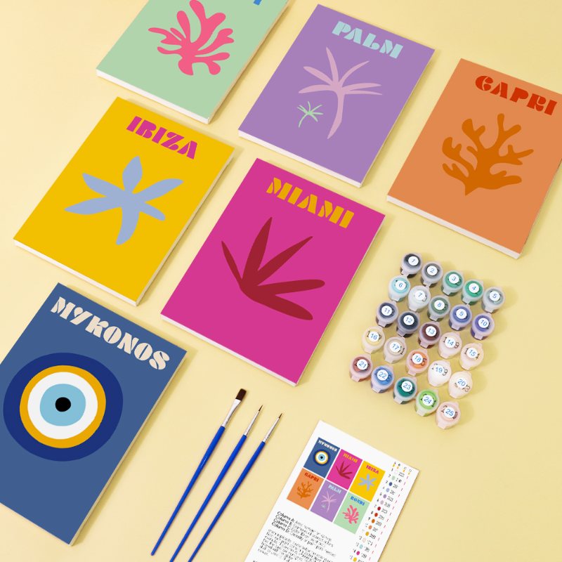 6 Mini Paintings | Coastal Vibes Set