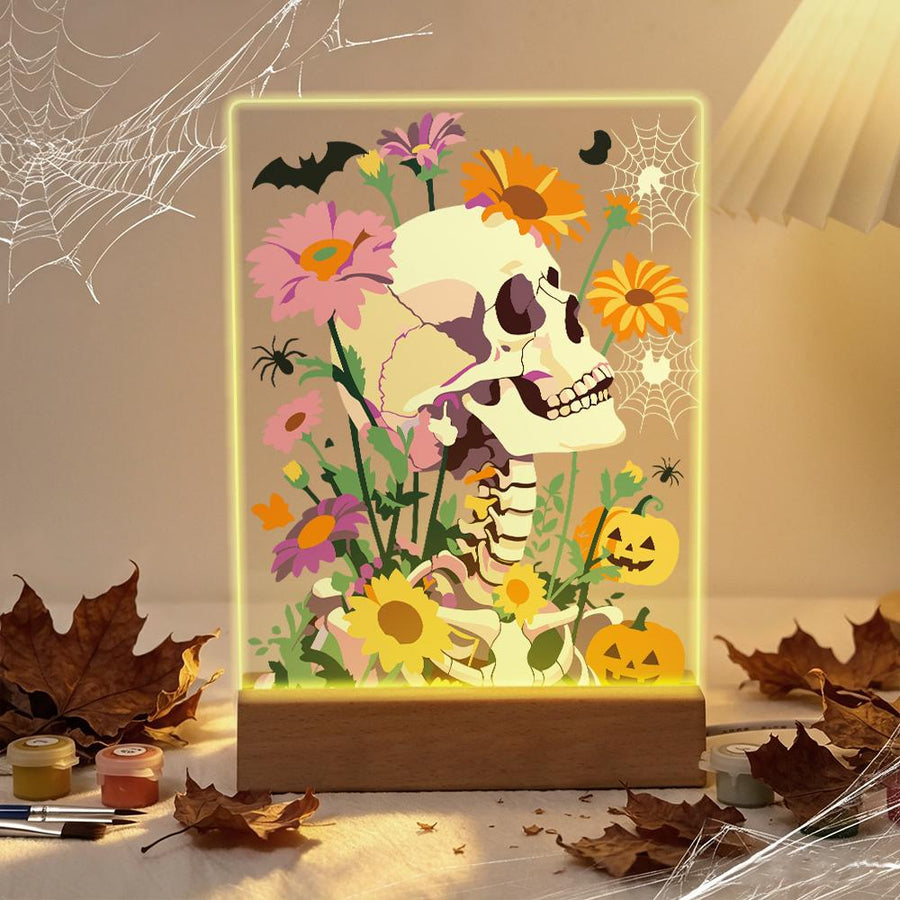 Flower Skull | Paint by Numbers