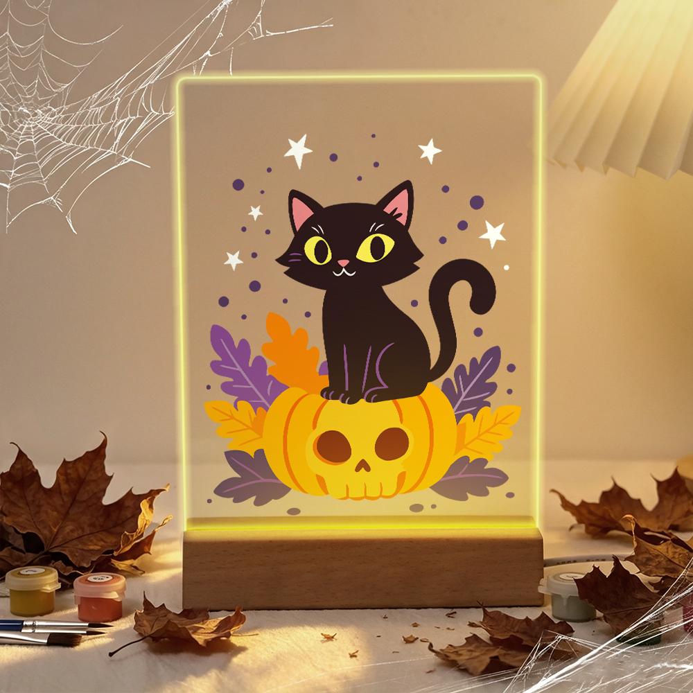 Pumpkin Cat | Paint by Numbers