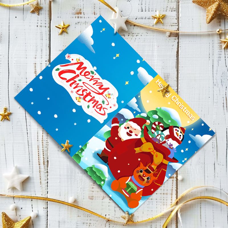 Paint by Numbers Christmas Cards - 6 Pieces