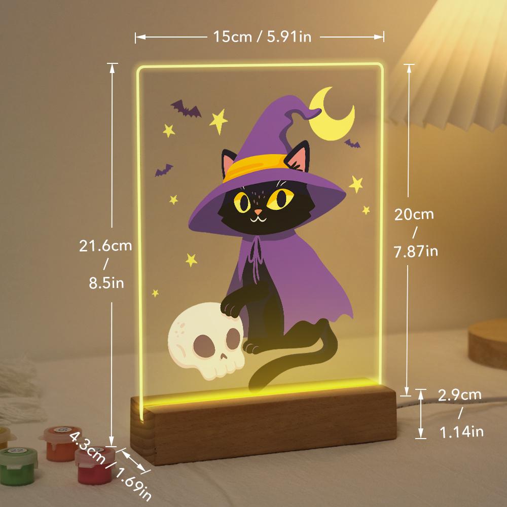 Witchy Cat | Paint by Numbers