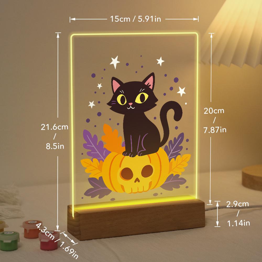 Pumpkin Cat | Paint by Numbers