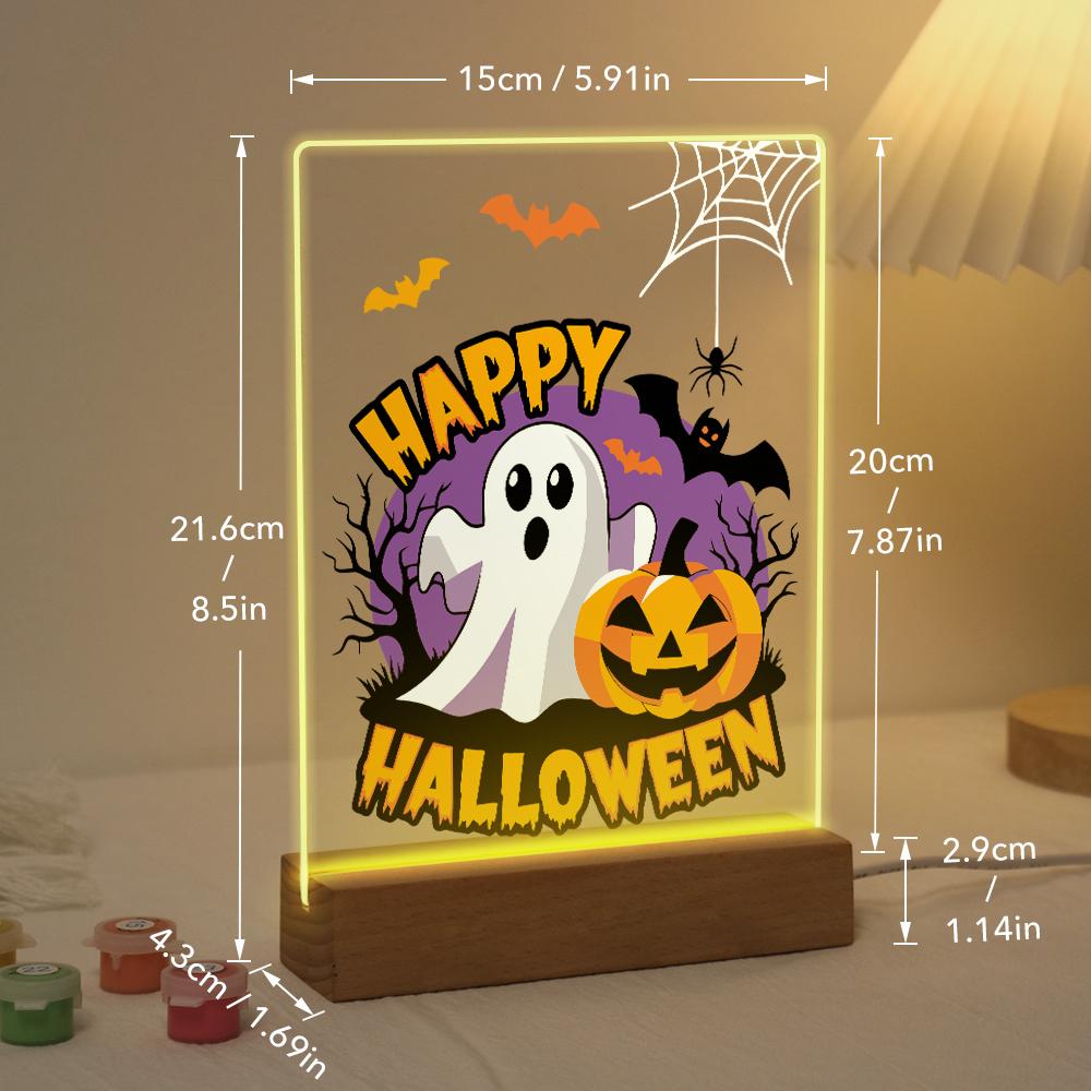 Happy Halloween Lamp Set | Paint by Numbers