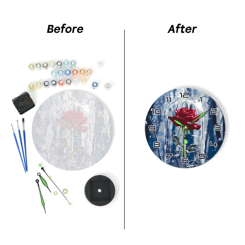 Rose in a Glass | Paint by Numbers