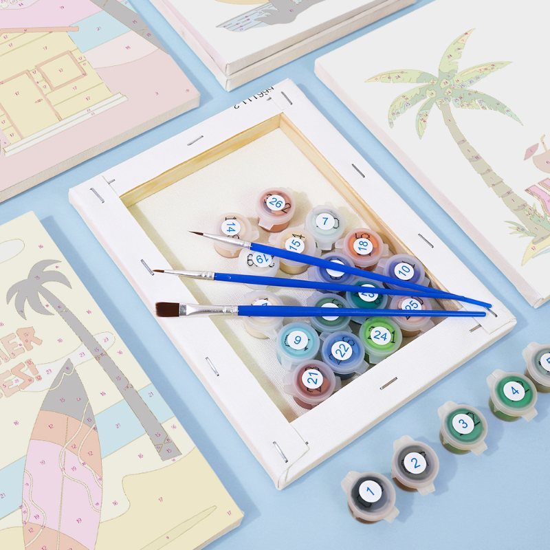 6 Mini Paintings | Summer Set