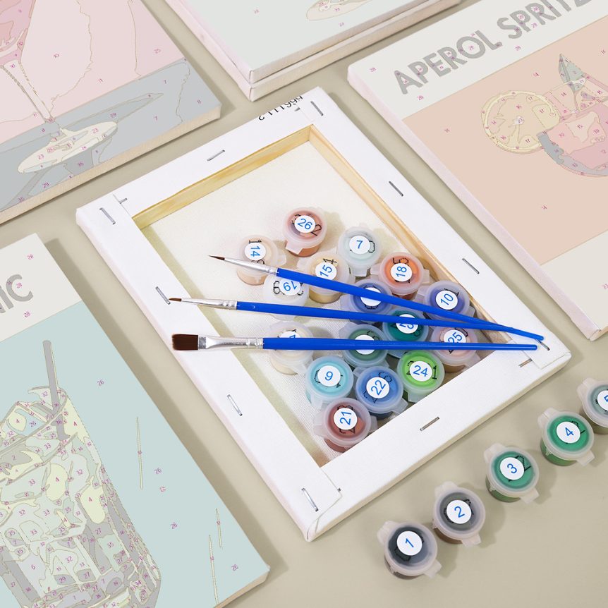6 Mini Paintings | Cocktail Set
