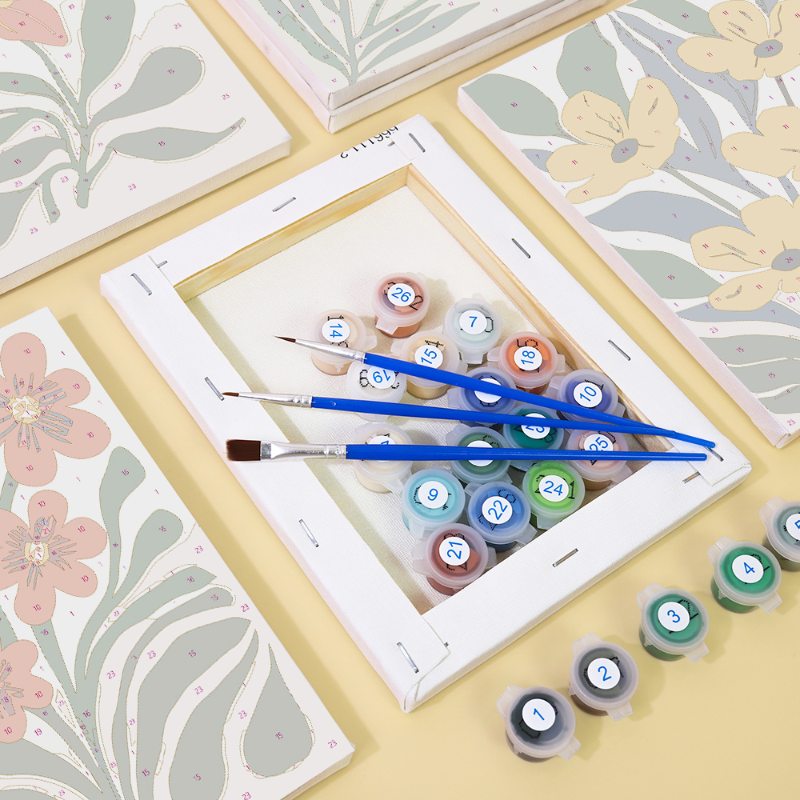 6 Mini Paintings | Gorgeous Flower Set