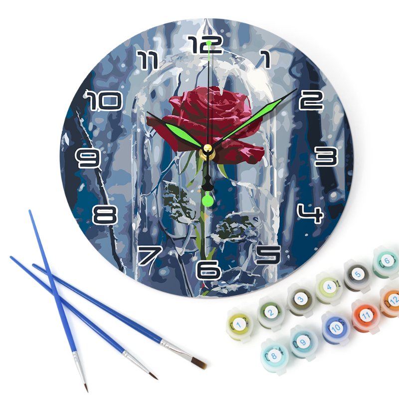 Rose in a Glass | Paint by Numbers