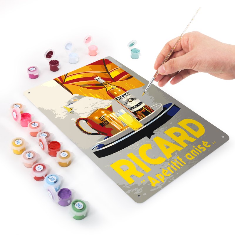 Ricard Aperitif | Paint by Numbers