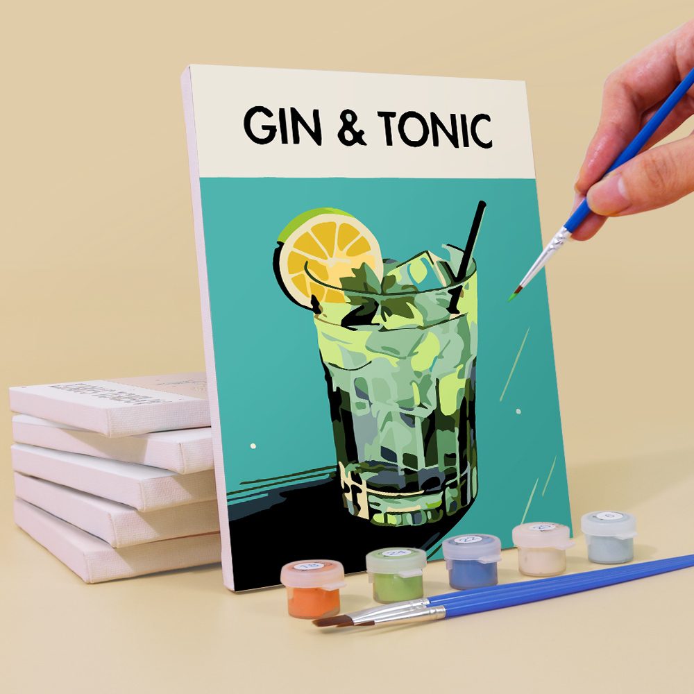 6 Mini Paintings | Cocktail Set