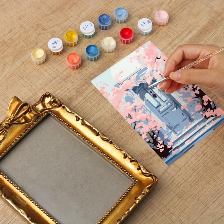Blossoms at the Door | Paint by Numbers