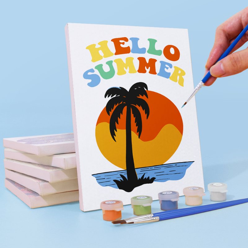 6 Mini Paintings | Summer Set
